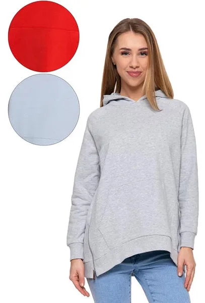 MORAJ BLUZA DAMSKA DRESOWA OVERSIZE Z KAPTUREM OBD4900-001