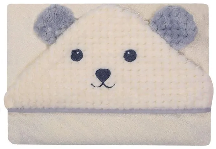 DUETBABY OKRYCIE KĄPIELOWE HAFT SOFT  MIŚ/KOT FROTTE 322