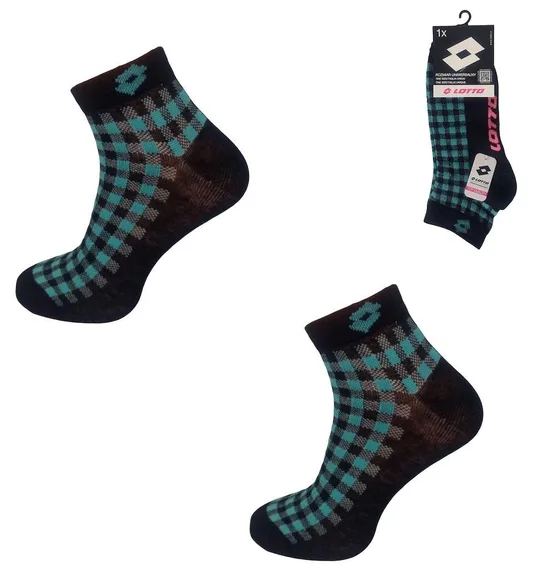 RAJ-POL SKARPETA LOTTO QUAD_12ASSRT ONESIZE BLACK 2 1-PAK 489025