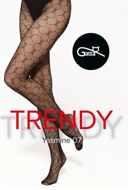 YASMINE - RAJSTOPY DAMSKIE FISHNET 000.797 - SS25