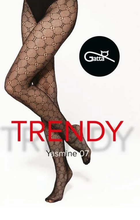 YASMINE - RAJSTOPY DAMSKIE FISHNET 000.797 - SS25
