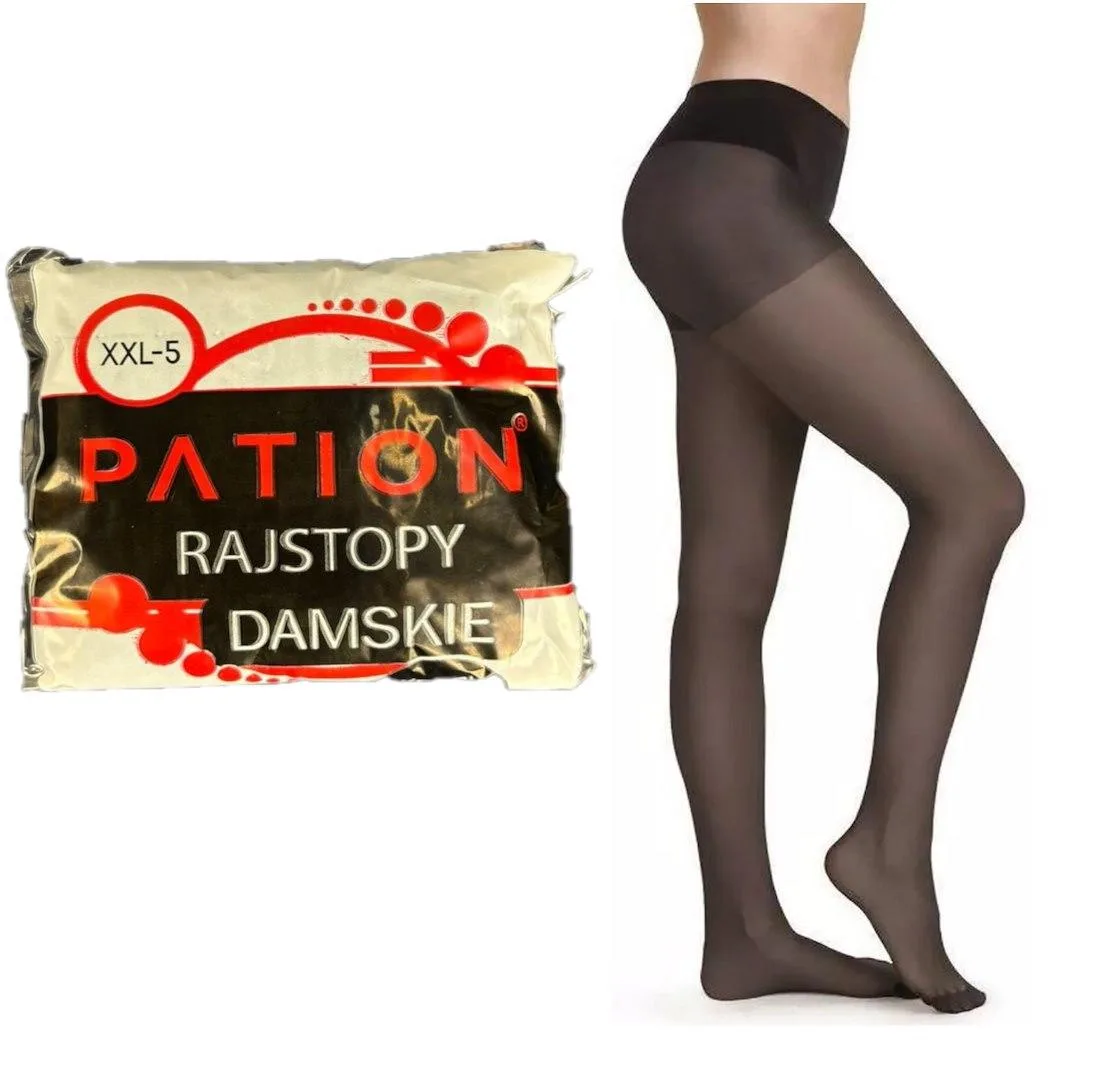 RAJ-POL RAJSTOPY DAMSKIE CZARNE PATION 737048, 737055, 737062, 737079