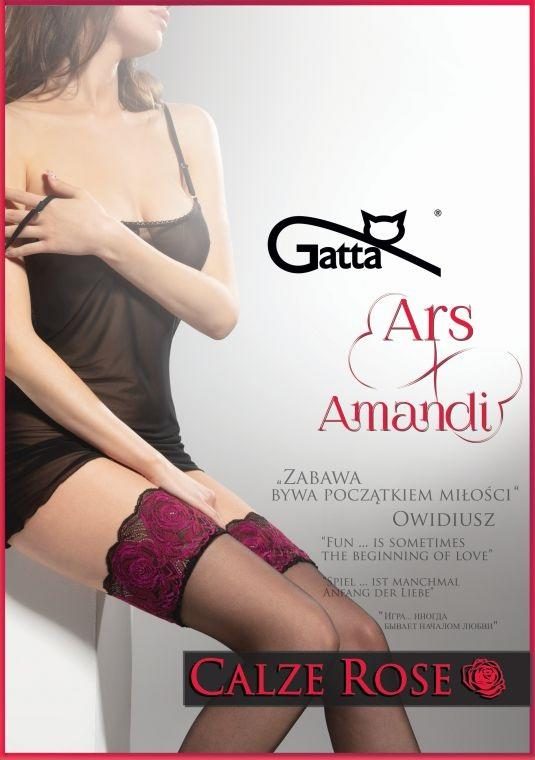 GATTA ARS AMANDI CALZE ROSE - POŃCZOCHY SAMONOŚNE 20 DEN ARS.03V