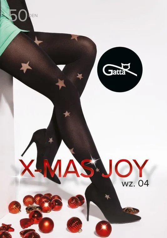 X-MAS JOY - RAJSTOPY WZORZYSTE 50 DE - 000.71Y