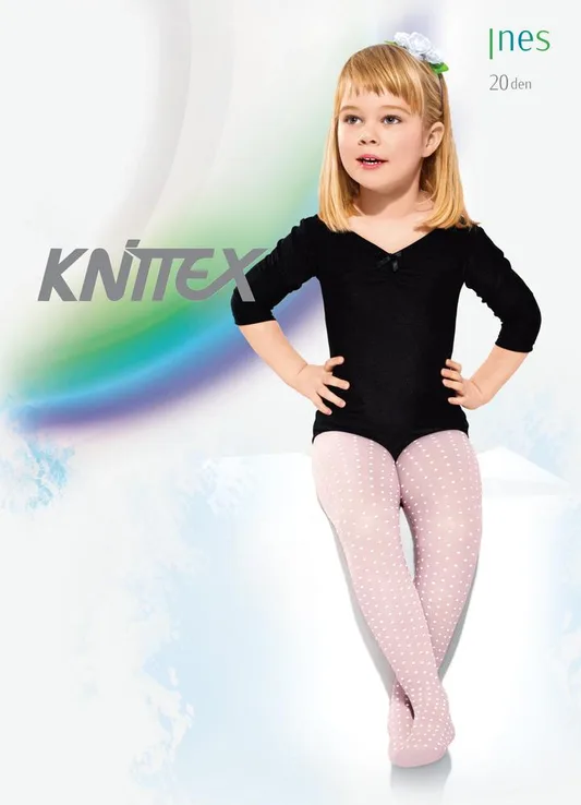 KNITTEX DR1306 - RAJSTOPY DZIECIĘCE WZORZYSTE INES 20 DEN