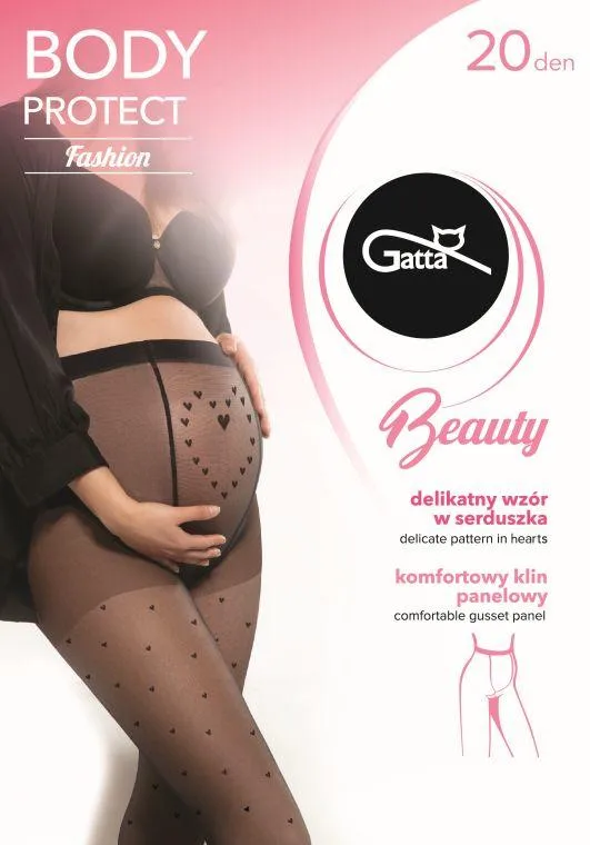 GATTA BODY PROTECT - RAJSTOPY CIĄŻOWE 20 DEN WZORZYSTE 0GB.06V_2