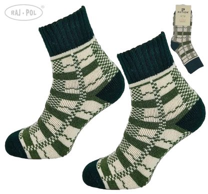 RAJ-POL SKARPETA COSY ZIELONE KRATECZKA 736614, 736621
