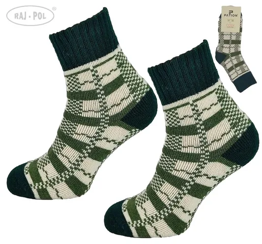 RAJ-POL SKARPETA COSY ZIELONE KRATECZKA 736614, 736621