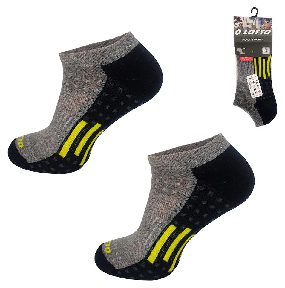 STOPKI MĘSKIE LOTTO TIGER BLACK 1-PAK 279220-1