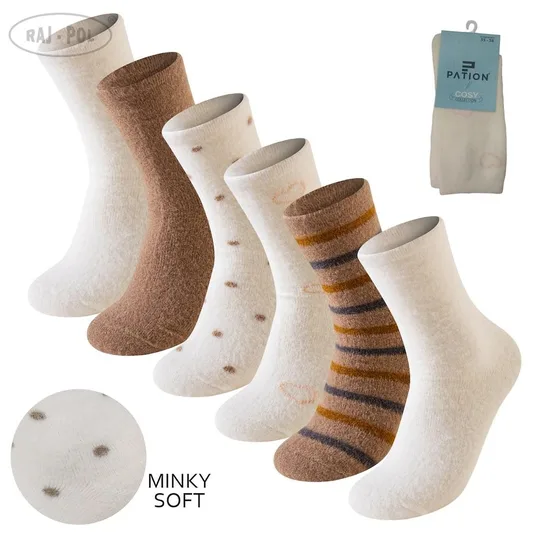 RAJ-POL SKARPETA DAMSKA MINKY SOFT W25-22 757169, 757176