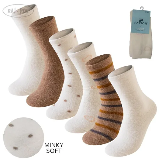 RAJ-POL SKARPETA DAMSKA MINKY SOFT W25-22 757169, 757176