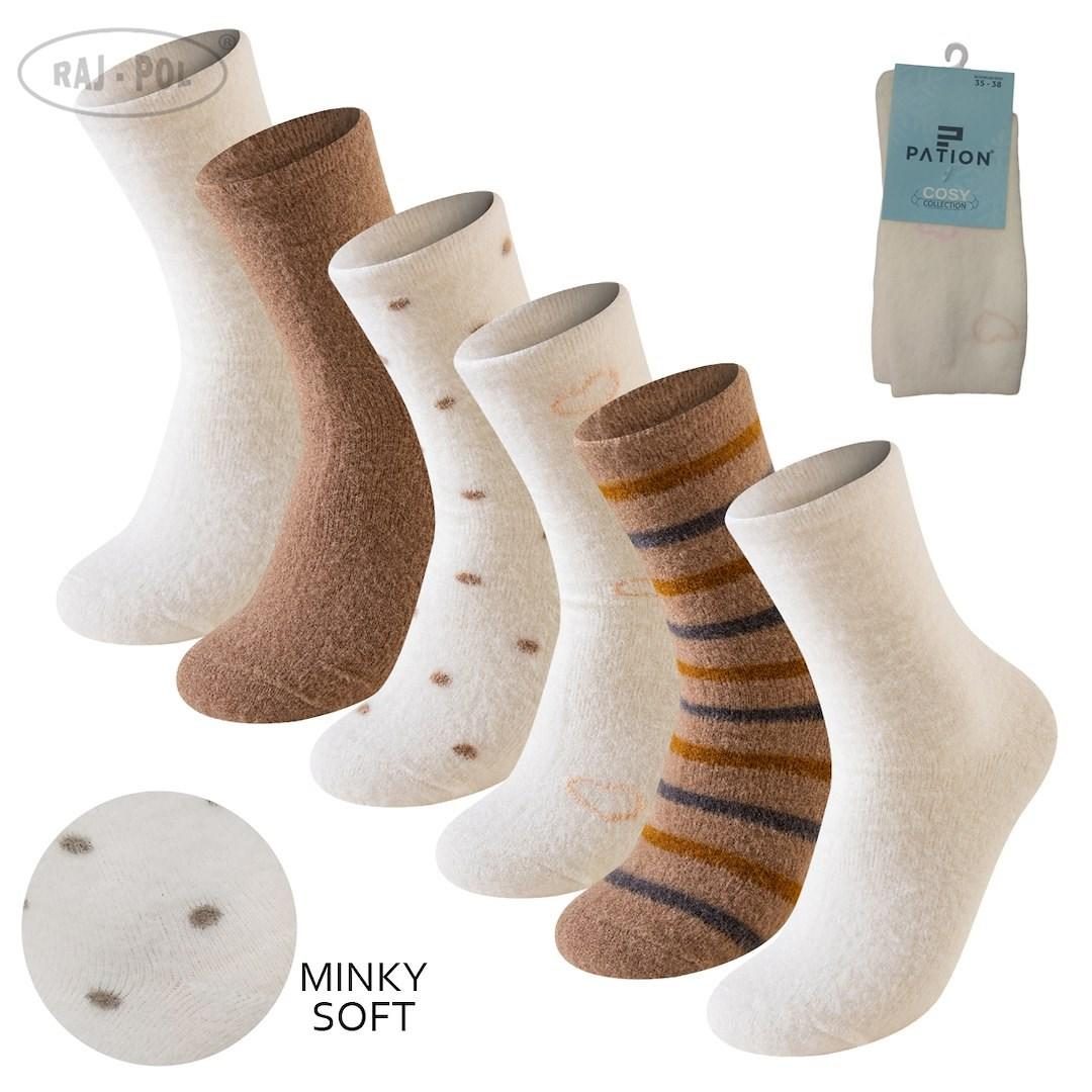 RAJ-POL SKARPETA DAMSKA MINKY SOFT W25-22 757169, 757176