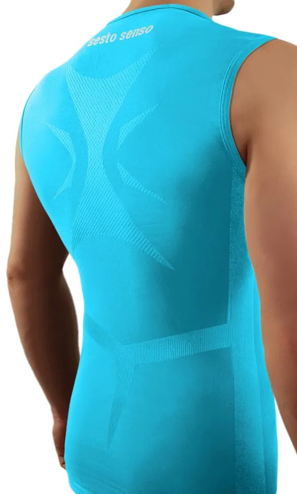 SESTO-SENSO MENS TANK TOP CL 38 - KOSZULKA TERMOAKTYWNA SZEROKIE RAMIĄCZKO