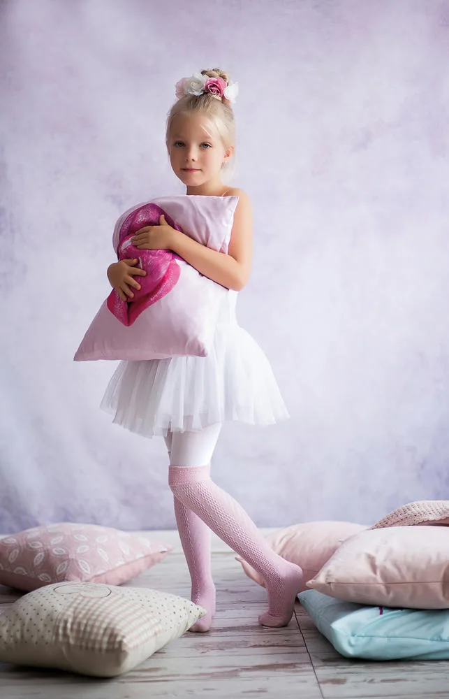 KNITTEX DR1819 - ZAKOLANÓWKI DZIEWCZĘCE BIBI 40 DEN