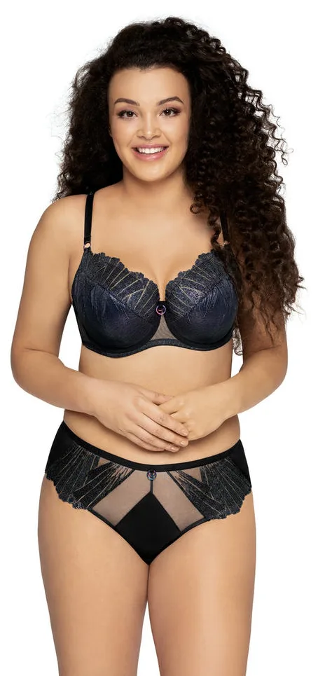AVA BIUSTONOSZ AV 1950 BLACK SEMI SOFT - GLAM ROCK AW2021/22