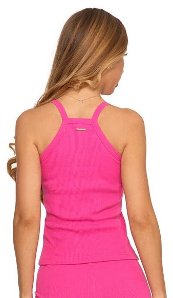 MORAJ TOP DAMSKI Z DELIKATNYM PRĄŻKIEM BEZ RĘKAWÓW BD1800-011