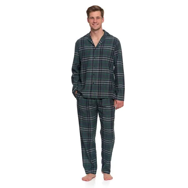 MORAJ PIŻAMA MĘSKA FLANELOWA Z DŁUGIM RĘKAWEM PDM6700-001 AW25/26