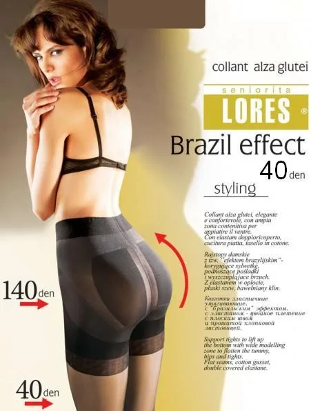 LORES RAJSTOPY DAMSKIE BRAZIL EFFECT 40 DEN