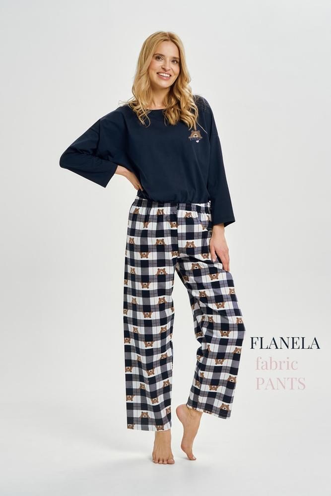 TARO 3441 PIŻAMA DAMSKA DŁUGA ASTRID S-XL KOLEKCJA AW25/26