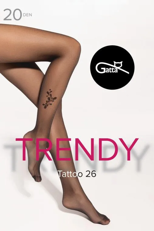 TATTOO - RAJSTOPY MAT 20 DEN 000438 TRENDY 2025