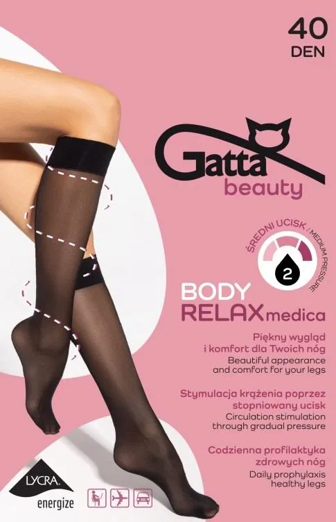 GATTA PODKOLANÓWKI RELAXMEDICA 40 DEN  0GB.08Z S/S 2025