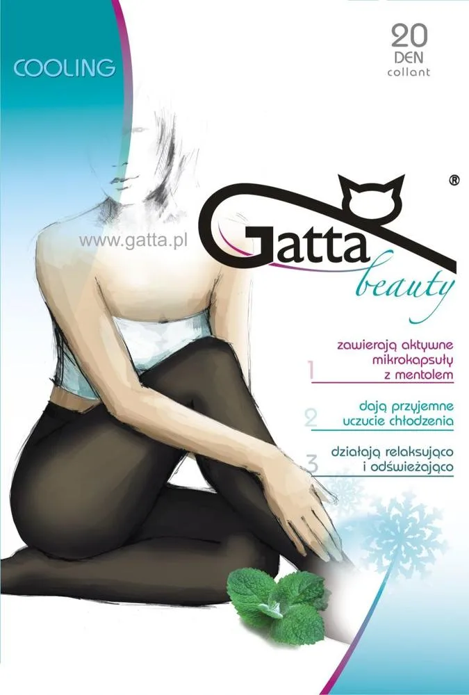 GATTA BODY COOLING -RAJSTOPY DAMSKIE Z MIKROKAPSUŁAMI