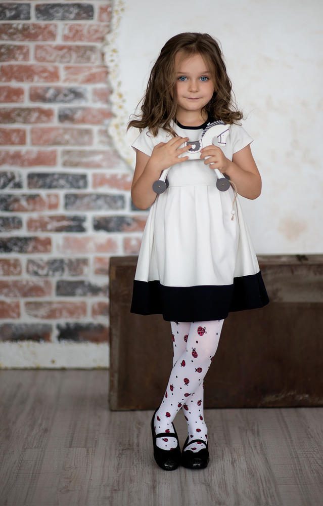 KNITTEX DR1827 - RAJSTOPY DZIEWCZĘCE LADYBIRD 40 DEN