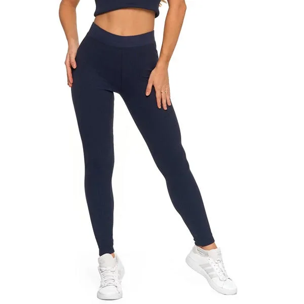 MORAJ LEGGINSY DAMSKIE Z SZEROKĄ GUMĄ W PASIE RDL2500-005