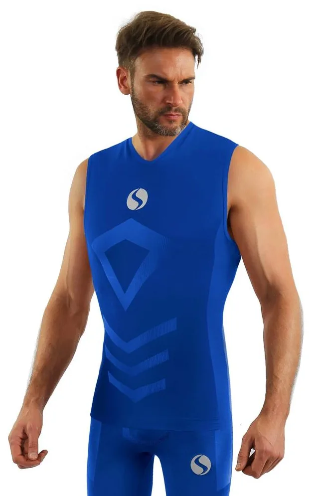 SESTO-SENSO MENS TANK TOP CL 38 - KOSZULKA TERMOAKTYWNA SZEROKIE RAMIĄCZKO