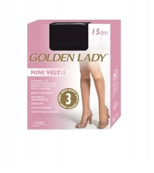 GOLDEN LADY PODKOLANÓWKI MINI VELY 15 DEN