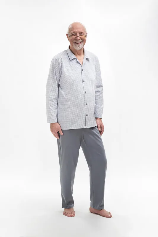 PIŻAMA ROZPINANA ANTONI II 403 BIG 3XL-4XL