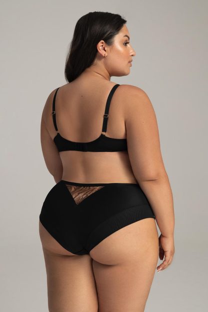 AVA BIUSTONOSZ PÓŁUSZTYWNIANY AV 2143 CLASSY BLACK MAXI