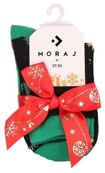 MORAJ ŚWIĄTECZNE DZIECIĘCE SKARPETKI W CHOINKI CSBS250-018/2
