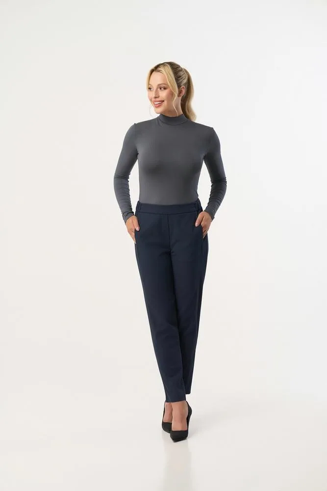 BABELL PÓŁGOLF RESTA, DŁUGI RĘKAW - KOLOR DENIM, STALOWY, MARSALA, BORDO