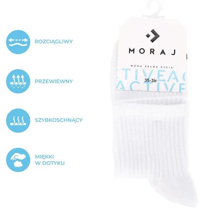 MORAJ SKARPETY SPORTOWE UNISEX ZA KOSTKĘ CSL200-149