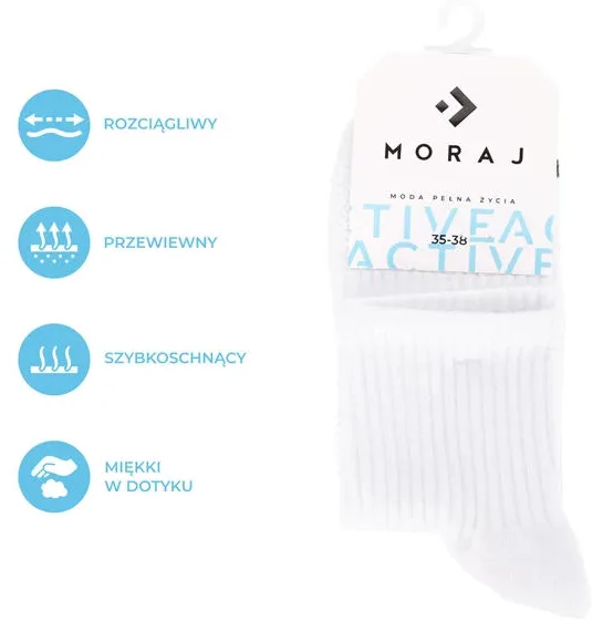 MORAJ SKARPETY SPORTOWE UNISEX ZA KOSTKĘ CSL200-149