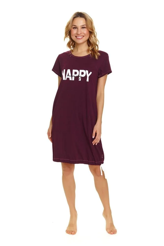 DOCTOR-NAP KOSZULA DAMSKA TCB.9504 BURGUNDY WL26