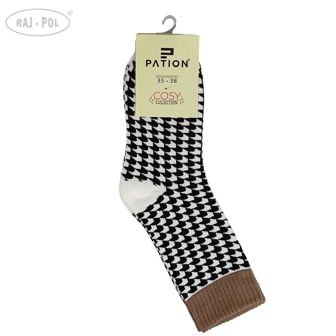 RAJ-POL SKARPETA COSY WZORY PEPITKA 736454, 736461