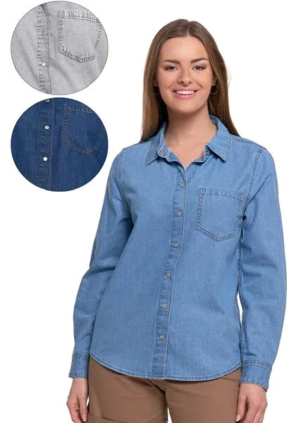 MORAJ KOSZULA JEANSOWA DAMSKA W STYLU DENIM OKD5500-001