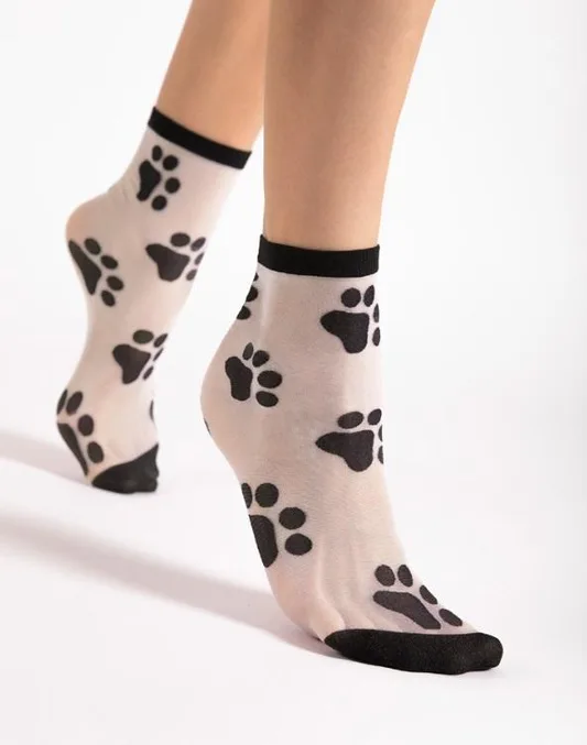 FIORE G 1192 SKARPETKI WZORZYSTE PAWPAW 20 DEN S/S 2025