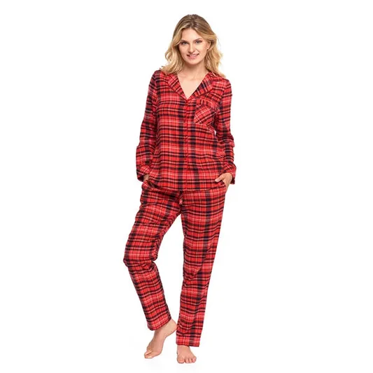 MORAJ PIŻAMA DAMSKA FLANELOWA PDD6600-002 - AW2024/25