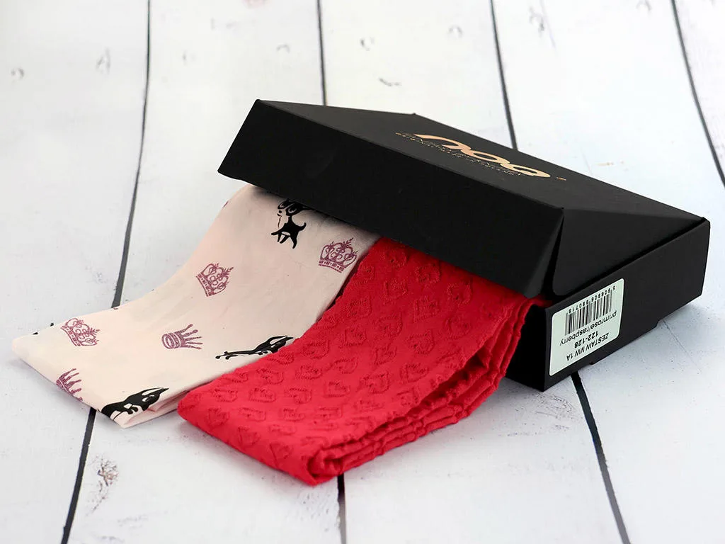 KNITTEX ZESTAW RAJSTOP DZIEWCZĘCYCH MW 1A 2PAK