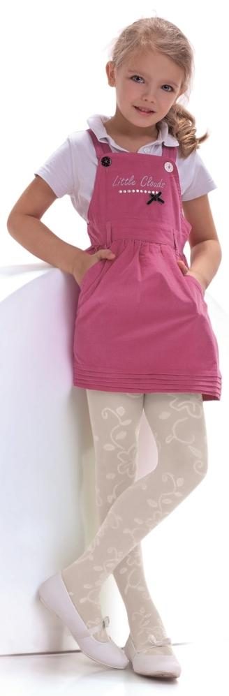 KNITTEX DR1204 RAJSTOPY DZIECIĘCE WZORZYSTE - BIANKA 80 DEN