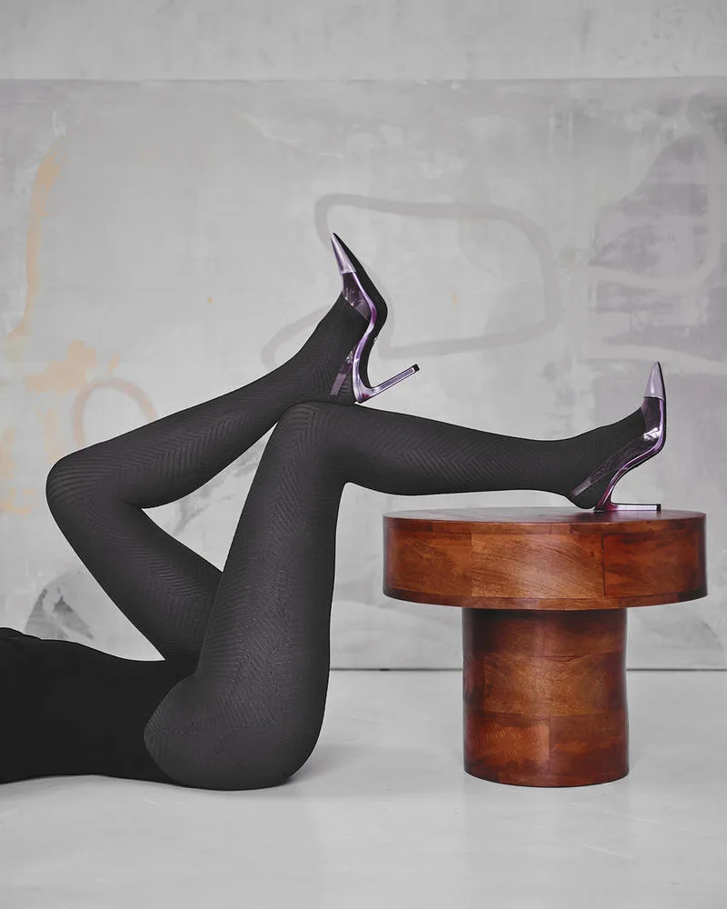 GABRIELLA CORINA - RAJSTOPY WZORZYSTE Z MIKROFIBRY CODE 280 - AW2022