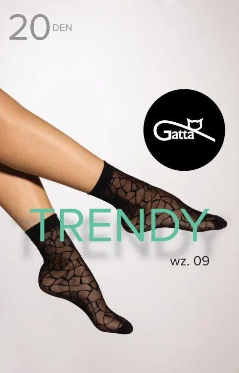 TRENDYLINE SOCKS - SKARPETKI DAMSKIE WZORZYSTE 000.96T - TRENDY 2024