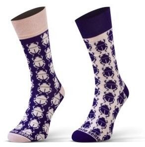 SESTO-SENSO FINEST COTTON DŁUGIE SKARPETKI - DUO (1 PARA - DWIE RÓŻNE SKARPETKI)