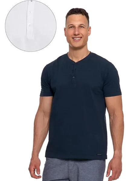 MORAJ T-SHIRT MĘSKI Z PRĄŻKOWANĄ STRUKTURĄ OTS2700-001