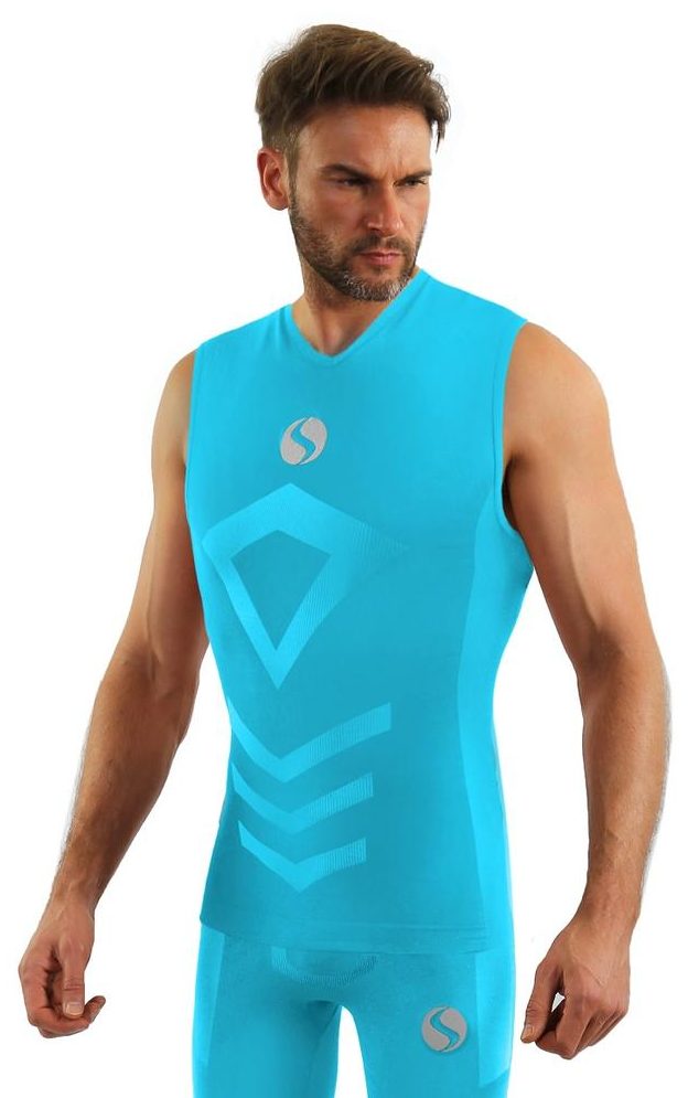 SESTO-SENSO MENS TANK TOP CL 38 - KOSZULKA TERMOAKTYWNA SZEROKIE RAMIĄCZKO