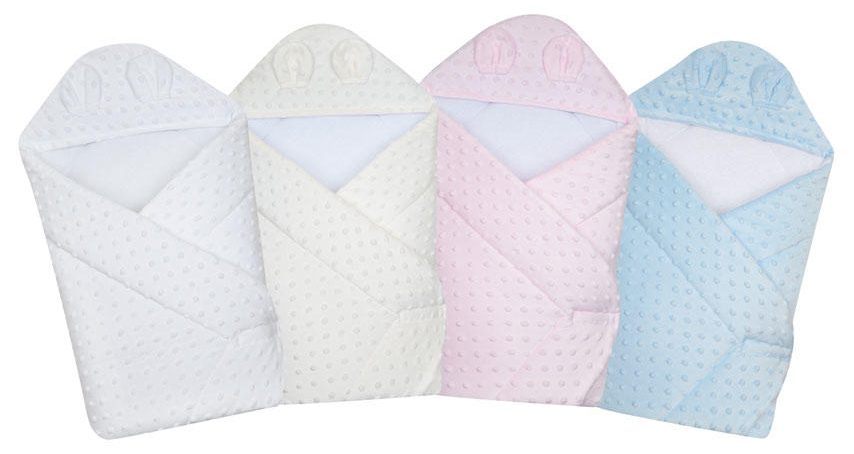 DUETBABY BECIK ROŻEK Z KAPTURKIEM, MINKY KOD 631