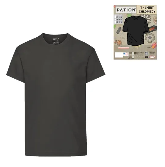 RAJ-POL T-SHIRT CHŁOPIĘCY PATION GRAFIT 732241, 732197, 732142, 732098, 732043